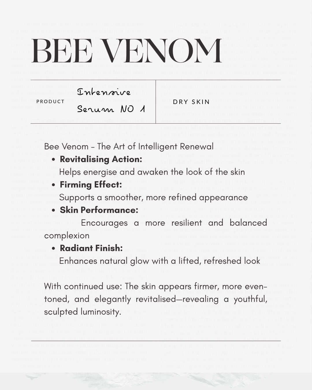 Intensive Renewal Serum No. 1