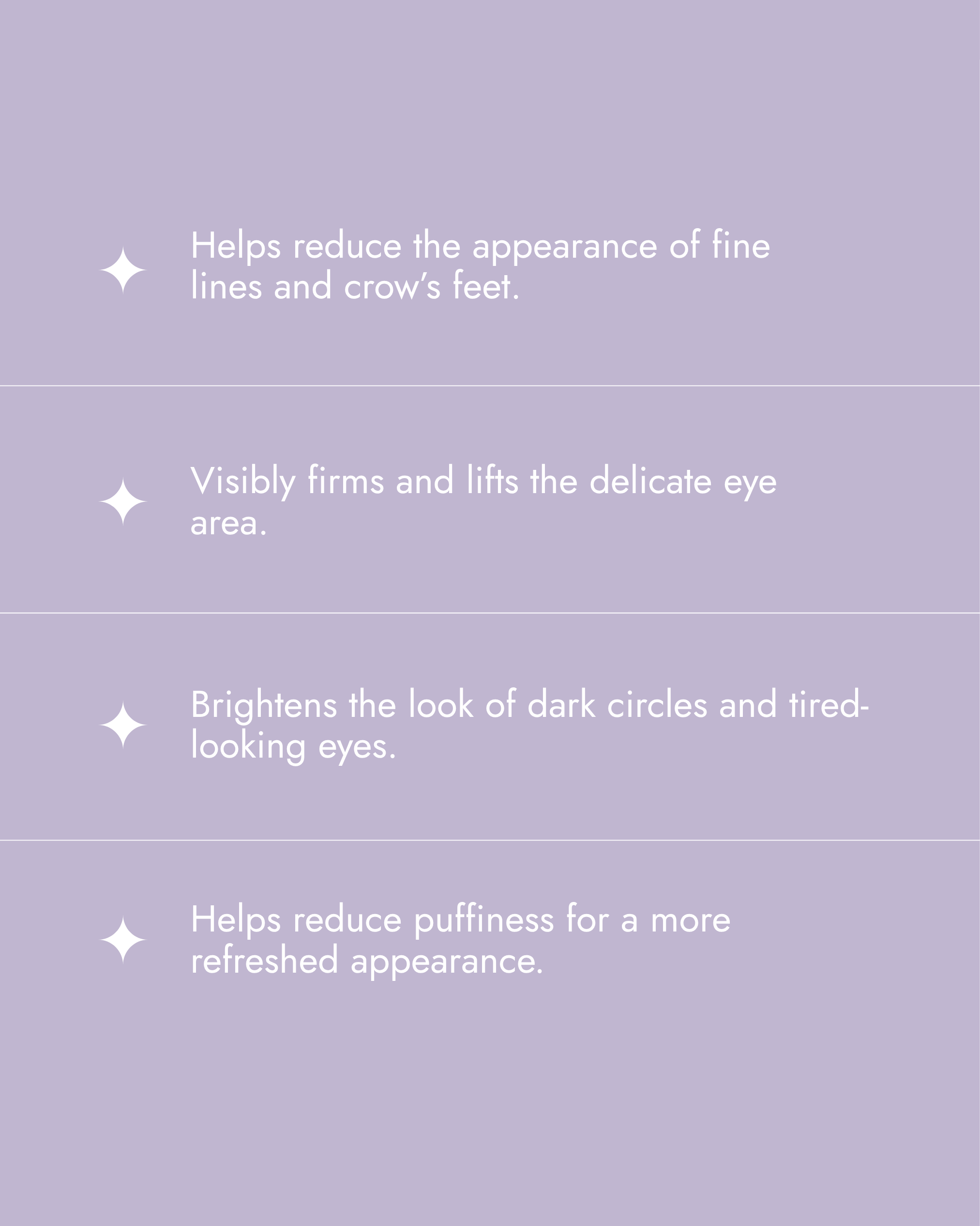 Precision Eye Essence No. 1 - The eye treatment that changes what tired looks like.